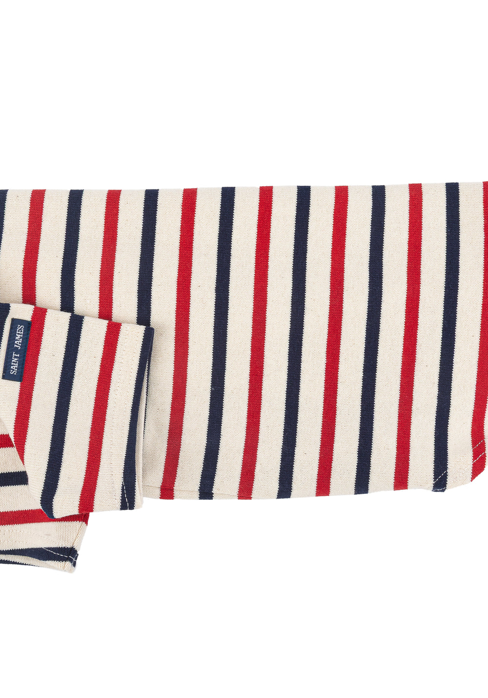 Parisian Pup Tri-Color Shirt (ECRU / NAVY / RED)
