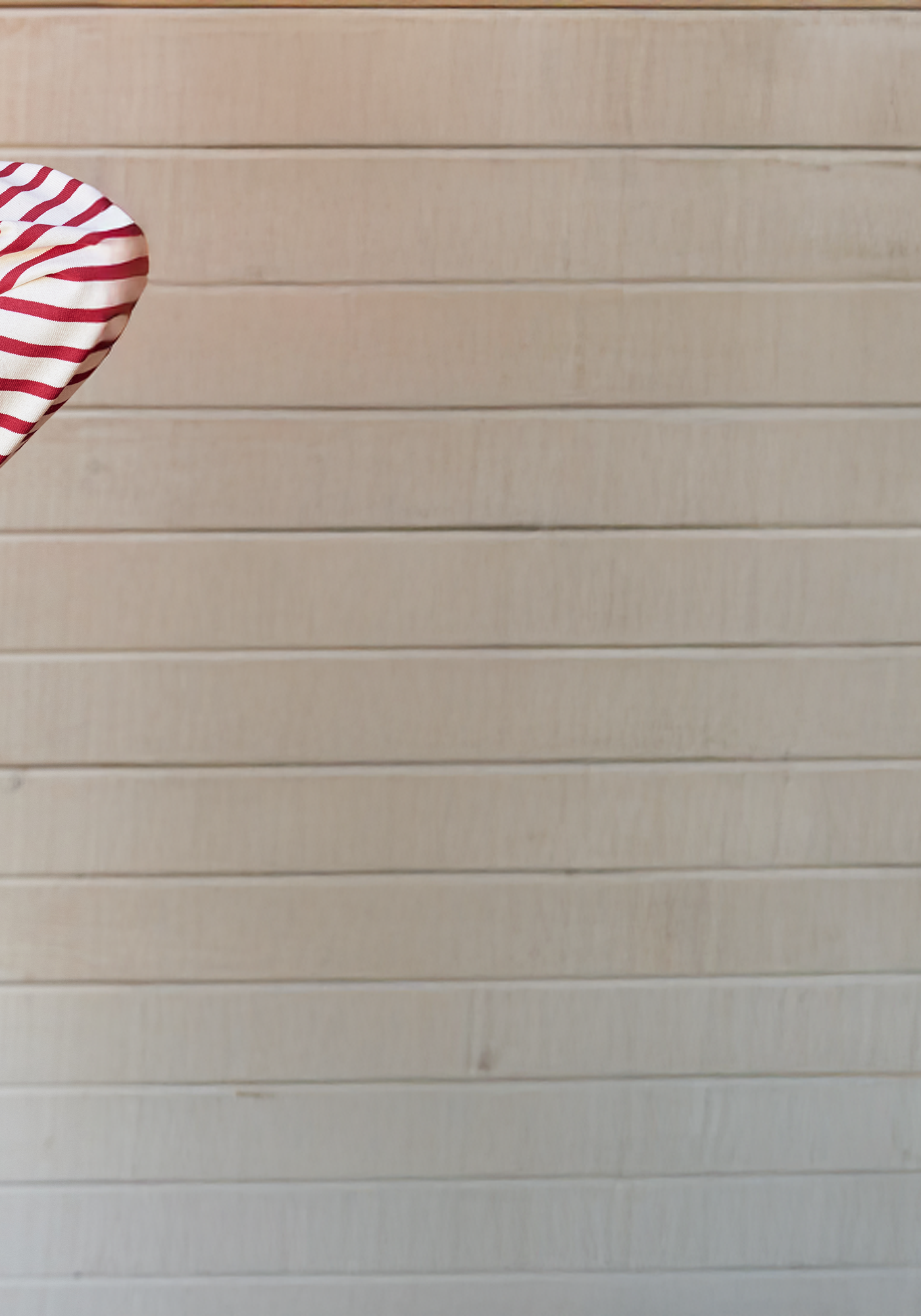 Yvoire Striped Top (ECRU / MAROON)