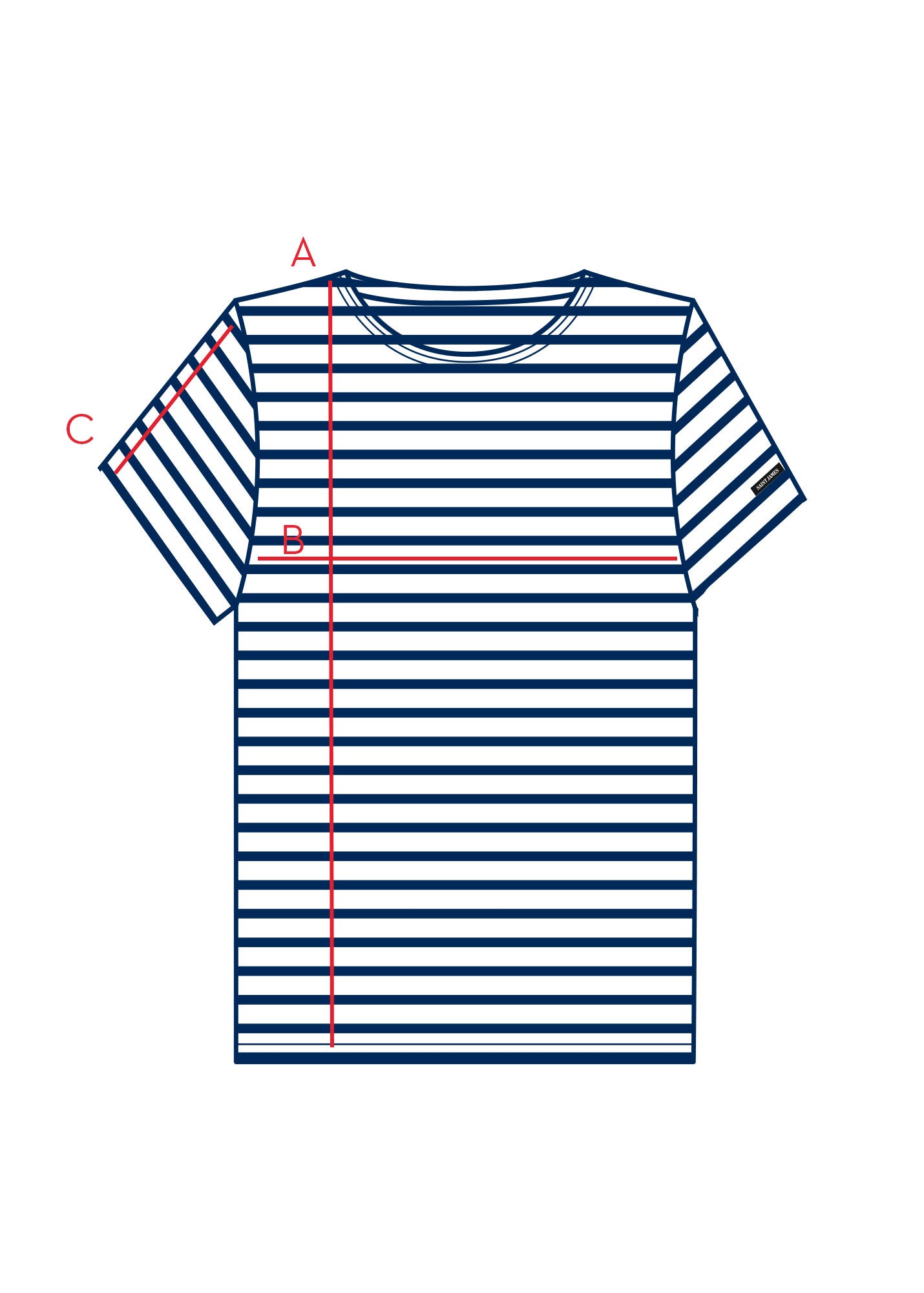 Breton Stripe Shirt - Levant Modern - Soft Cotton Unisex Fit