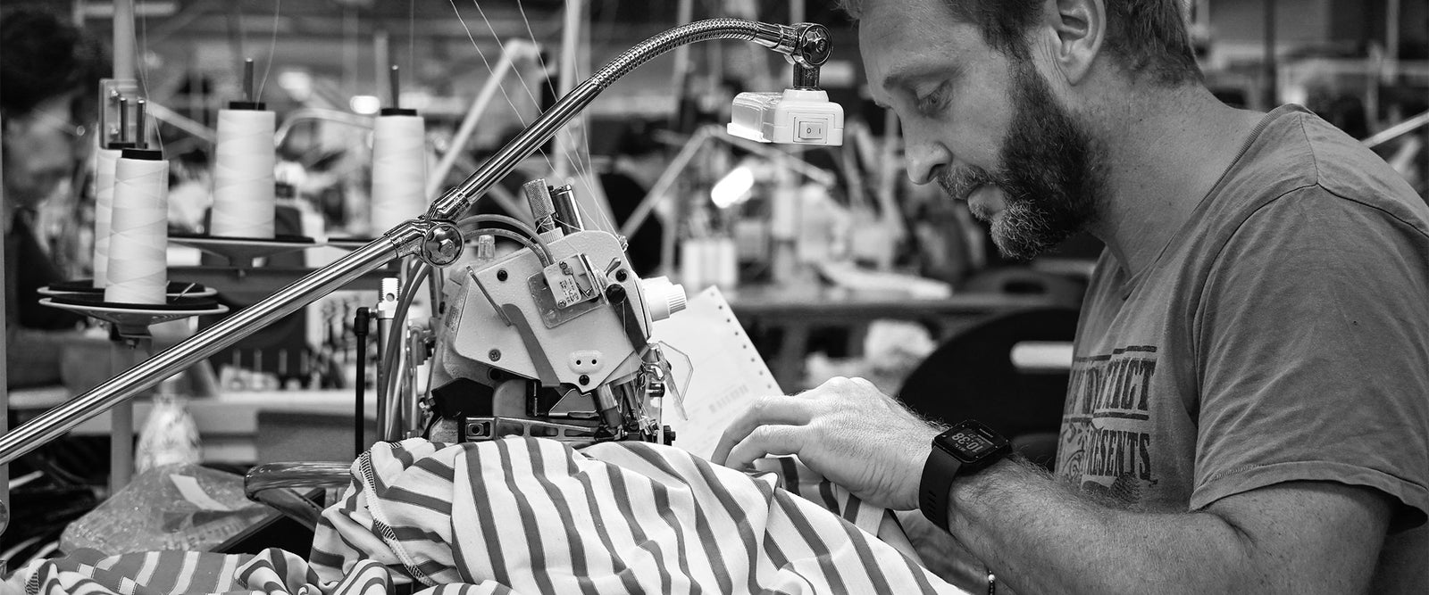 <i>The seamstresses'</i> golden fingers