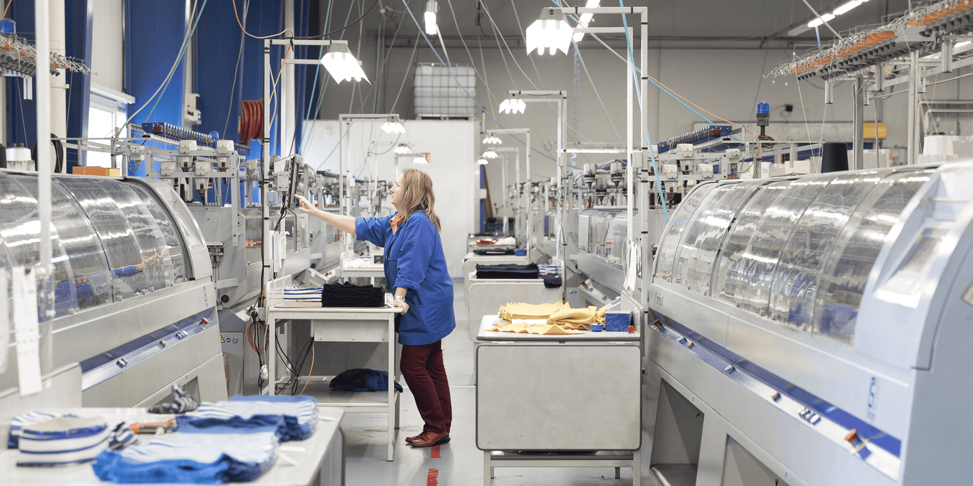 One of the largest knitting ateliers in Europe