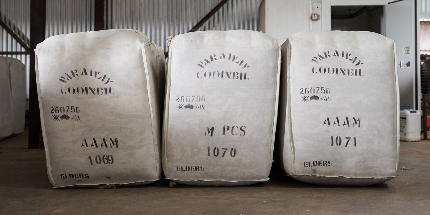 Where does the wool in Saint James clothing come from?