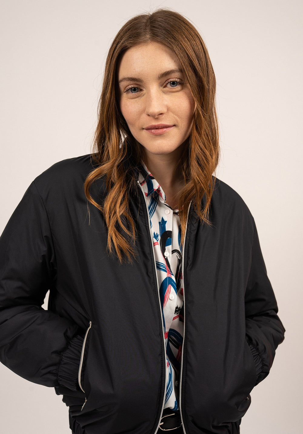 St Lydia Bomber Jacket (DARK BLUE)