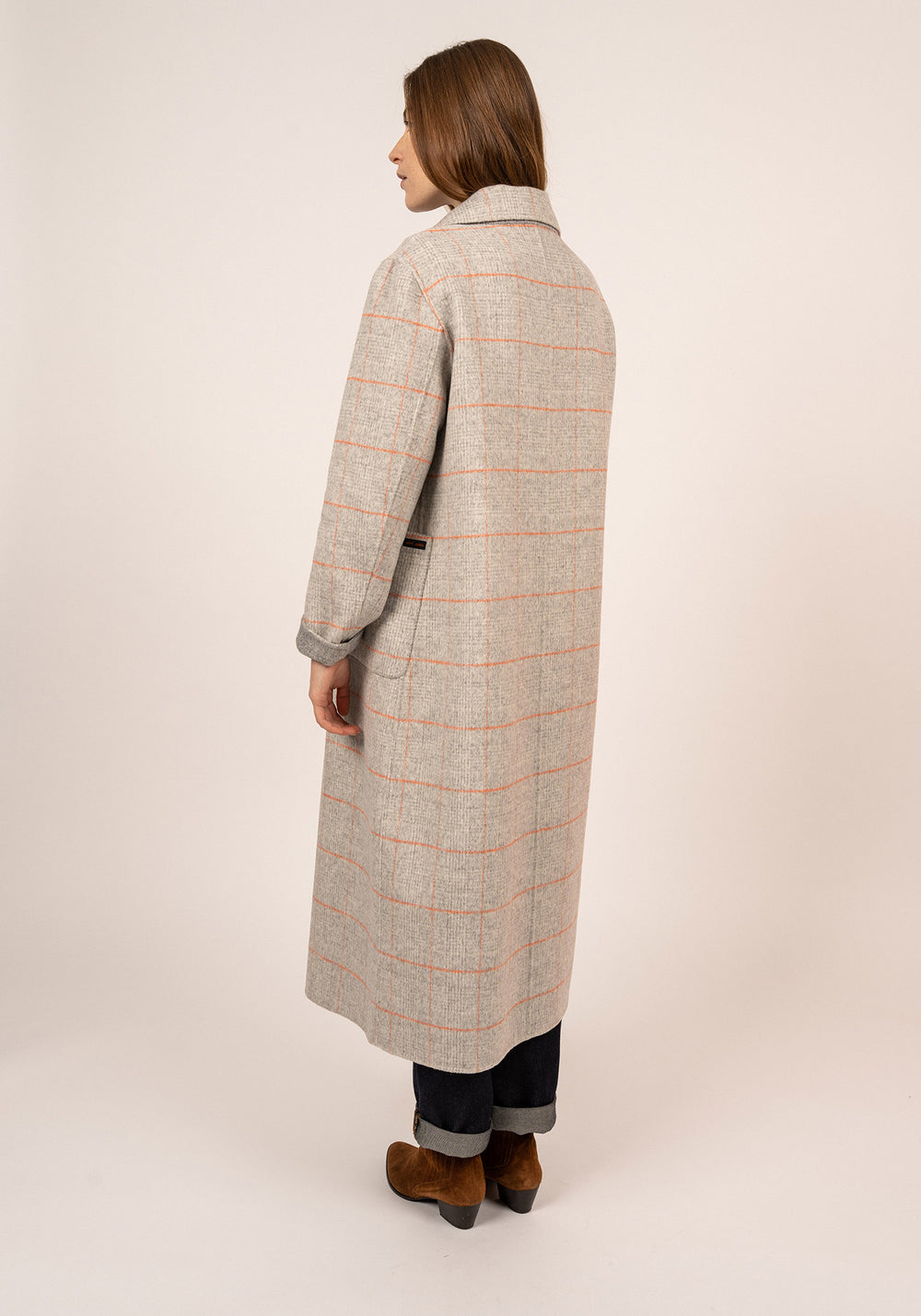 St Louisa Reversible Coat (GREY / ORANGE)