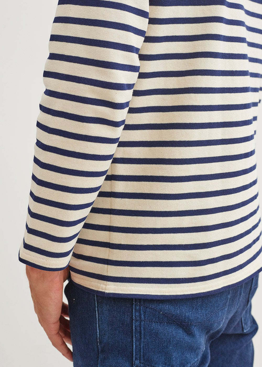 Breton Stripe Shirt - GUILDO - Heavyweight Cotton Shirt • Saint