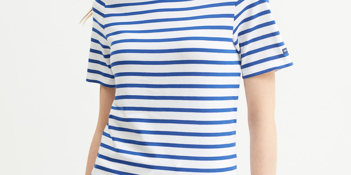 Breton Stripe Shirt | Boatneck Short Sleeve | Official Saint James ...