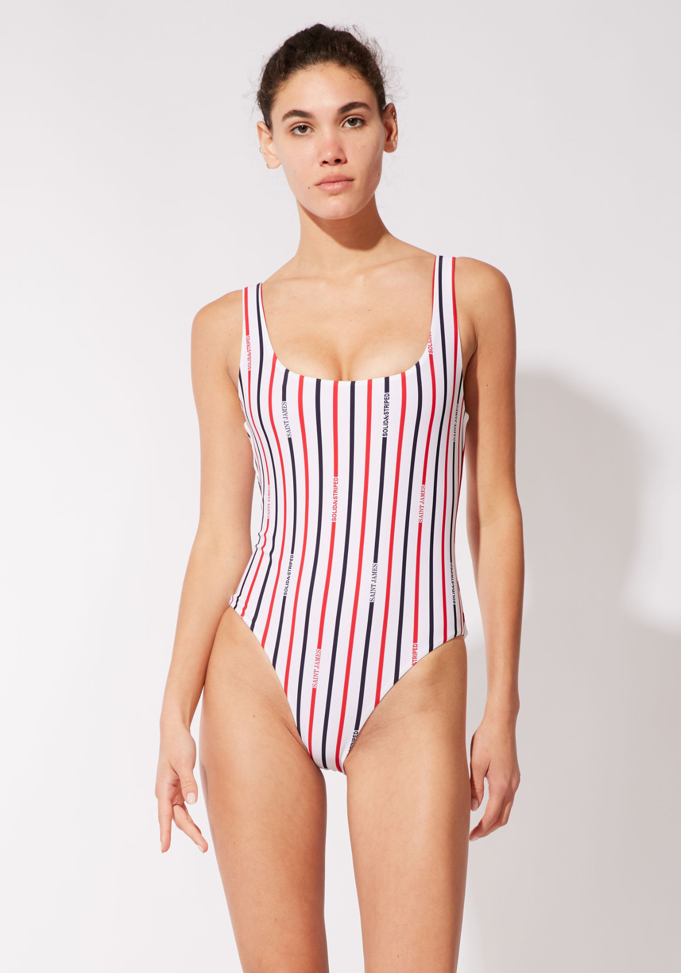 Reversible Anne-Marie x Solid & Striped (WHITE / NAVY / RED)
